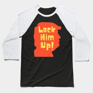 Lock him up! Trump Hitchcock Baseball T-Shirt